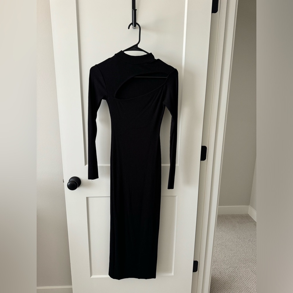 Zara Black Dress Long Sleeve
